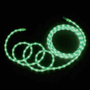 ジェフコム LEDソフトネオン 乳白ロッドタイプ 40mmピッチ 長さ4m 緑  PR-E340W-04GG