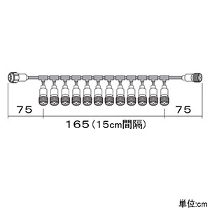 ジェフコム LEDソフトネオンベース ロッド12本接続可能  PR-E3-BV 画像2