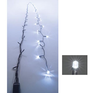ジェフコム LEDストリングフォール AC-ACアダプタ方式 LED×128個 長さ15m 白  SJ-S05-15WW