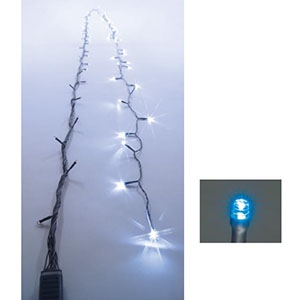 ジェフコム LEDストリングフォール AC-ACアダプタ方式 LED×128個 長さ15m 青  SJ-S05-15BB