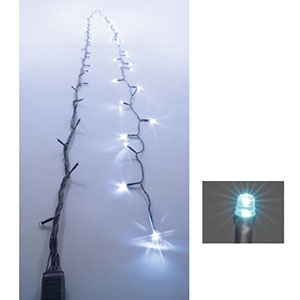 ジェフコム LEDストリングフォール AC-ACアダプタ方式 LED×128個 長さ15m アクアブルー  SJ-S05-15AA