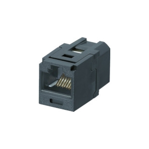 パンドウイット カテゴリ5E JJアダプタ(RJ45中継用ジャック) 黒 CC5E88BL