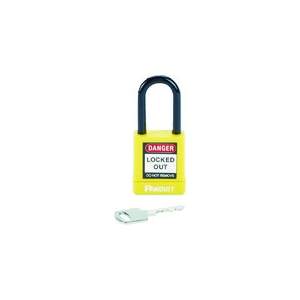 パンドウイット ロックアウト用非電導性パドロック 黄 PSL-8YL