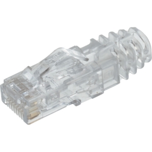 パンドウイット Cat6モジュラープラグ 導体径:23~24AWG 単線・撚線共用 3ピース構造 100個入り SP688E-C SP688E-C