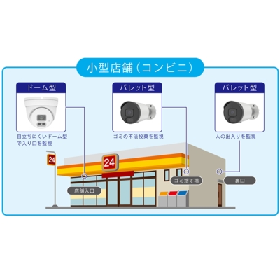 YAZAWA(ヤザワ) NC2.0MP防犯カメラSD機能付  NC51C2 画像3