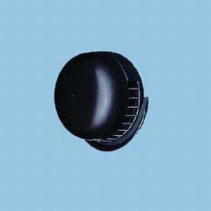 パナソニック 気調・熱交換形換気扇 専用部材 パイプフード 2層管用 丸形・樹脂製 色=ブラック FY-MTP04-K