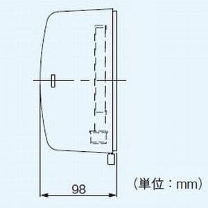 パナソニック Q-hiファン 同時給排タイプ 壁掛・薄形 6畳用 色:ベージュ  FY-6A2-C 画像3