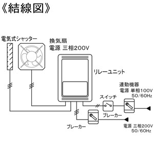 パナソニック 換気用リレーユニット 三相200V 制御容量10A以下  FY-RUT10 画像3