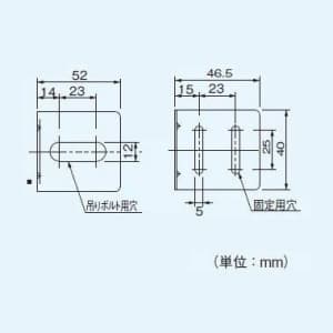 パナソニック 天吊金具 天井埋込形換気扇用 ステンレス製  FY-KB04 画像2