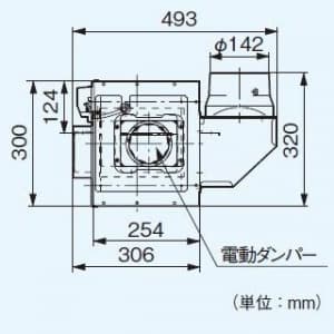 パナソニック 屋根裏・床下換気・サニタリー用換気扇 屋根裏換気システム 屋根裏換気ファン  FY-550LPA 画像3