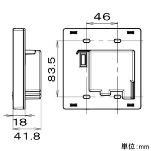 パナソニック 天井埋込形空気清浄機 局所換気専用 20畳用 パイプ径φ100mm 埋込□390mm 風圧式シャッター・換気機能付  F-PDM40 画像5