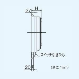 パナソニック 窓用換気扇 排気 プロペラファン 取付可能窓高さ:394×1100mm  FY-20WF2 画像2