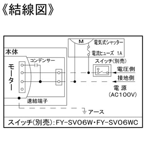 パナソニック 天井埋込形換気扇 ルーバーセットタイプ 2室用 埋込寸法□240mm パイプ径φ100mm 電気式高気密シャッター付  FY-24CPSS8 画像4