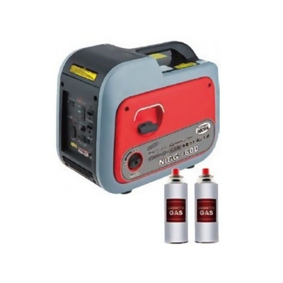山善 インバーター発電機 カセットボンベ式 単相100V 0.6kVA 1.15kW  EIGG-600D