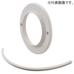 因幡電工 ウォールプレート 壁貫通部処理プレート 120サイズ 配管化粧カバー ビル設備用 《スリムダクトPD》 PWP-120N-I