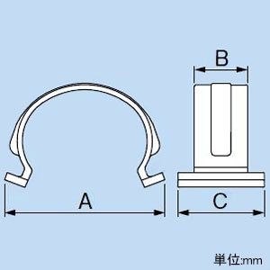 因幡電工 パイプホルダー 保温材付樹脂管用 対応ダクトJD-20N 《リフォームダクトJD ツインタイプ》  JRH-16H 画像3