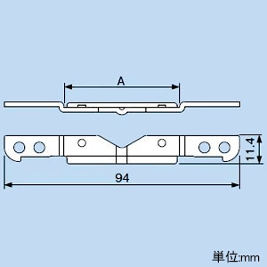 因幡電工 継手ホルダー用アタッチメント 《リフォームダクトJD シングルタイプ》 1セット2枚入  JEA-A 画像2