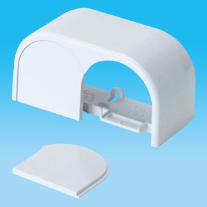 因幡電工 シングル変換アダプター 対応ダクトTJD-20 《リフォームダクトJD ツインタイプ》 TJAD-20