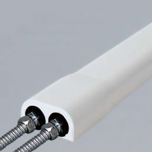 因幡電工 ソケットカバー 対応ダクトTJD-20 使用可能さや管呼び径28 《リフォームダクトJD ツインタイプ》  TJSC-20 画像2
