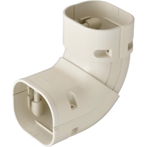 因幡電工 スリムダクトSD 立面自在コーナー立面45°～90°曲り 77タイプ アイボリー SCS-77-I