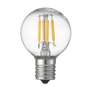 YAZAWA(ヤザワ) フィラメントLED 25W G40 ボール形 E17 クリア 10個セット LDG2LG40E17C2_set