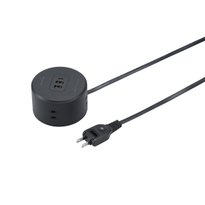 YAZAWA(ヤザワ) 丸型タップ4個口PD20W0.5m黒 H47005PD20BK