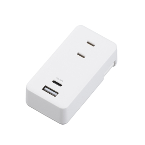 YAZAWA(ヤザワ) 極小USBタップ 2個口 PD20W 白 H5FS400PD20WH