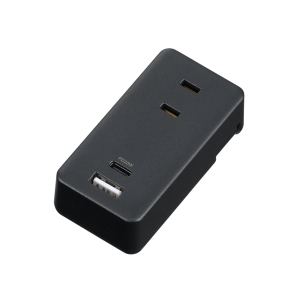 YAZAWA(ヤザワ) 極小USBタップ 2個口 PD20W 黒 H5FS400PD20BK