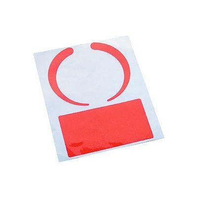 ジェフコム 安全帯フック用蛍光シール  DB-3FS