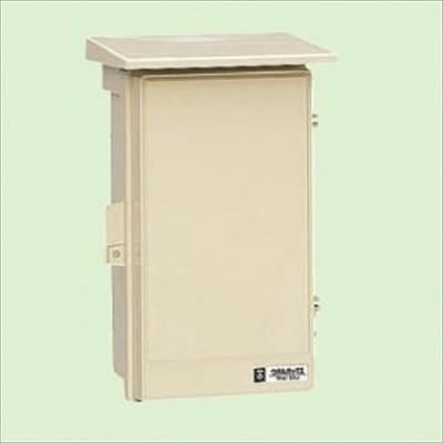 (N)未来工業 【生産終了】ウオルボックス プラスチック製防雨スイッチボックス 《タテ型》 屋根付 ベージュ WB-3AJ
