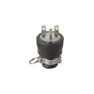 (N)明工社 【生産完了】15A 250V 接地ゴムプラグ セフティーワッシャ付 ME2547-N