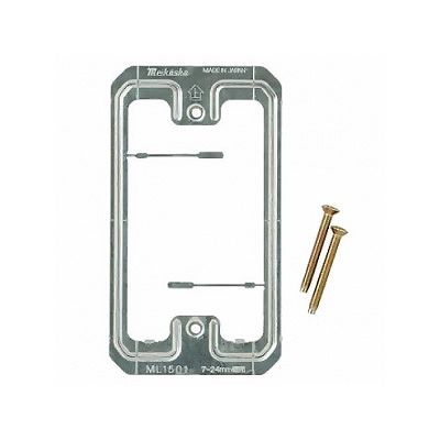 (N)明工社 【生産完了】MLボード押金具 1連用 壁厚7～24mm以下 ML1501
