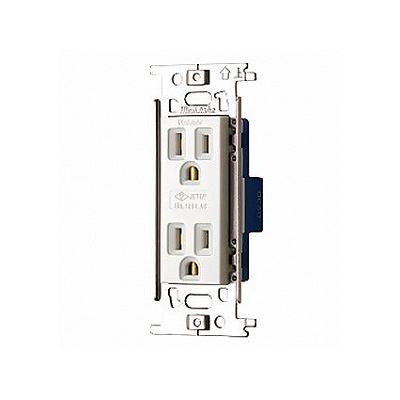 (N)明工社 ML接地ダブルコンセント B形 15A 125V ML1248