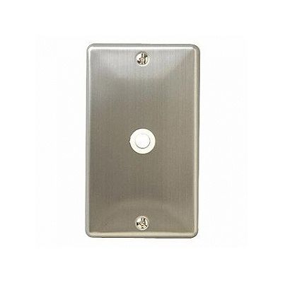 (N)明工社 MLステンレスプレートテレホン枠付 ML1671-T