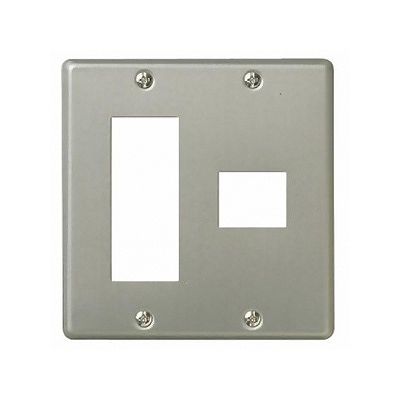 (N)明工社 MLステンレスプレート 4コ用(3+1) ML1674-31
