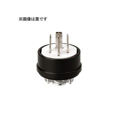 (N)明工社 接地 3P 20A プラグ グリップ付 白 MP7000W