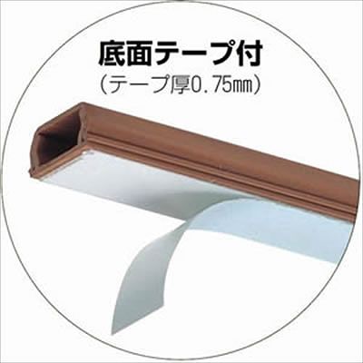 未来工業 【数量限定特価】プラモール(ウッドタイプ・テープ付) 2号 チーク調  WML-2T1 画像2