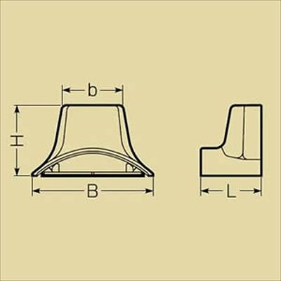 未来工業 【数量限定特価】ワゴンモール用 モールジョイントS(ワゴンモール⇔プラモール) ワゴンモールOP4型⇔プラモール・Eモール1、2、3号 ベージュ  OPML-4SJ 画像4