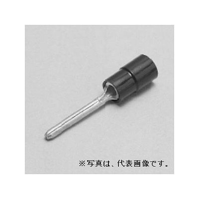 (N)ニチフ 【生産完了】銅線用 絶縁被覆付圧着端子 (TC形) 棒形 100個入り 黄 TMEVTC-0.3-9.5-YEL