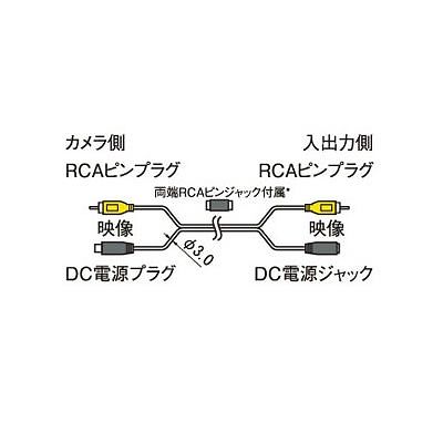 (N)コロナ電業 《Telstar》延長ケーブル 10m 映像+電源 C-10VP