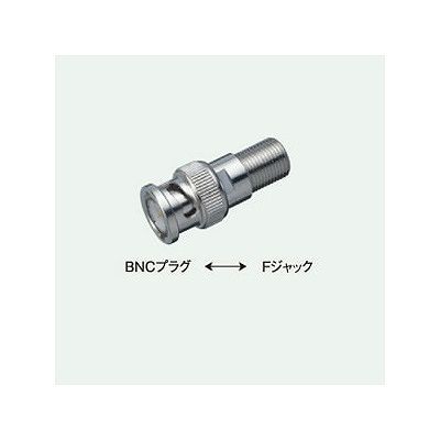 (N)コロナ電業 《Telstar》変換コネクター BNCプラグ⇔Fジャック H-4