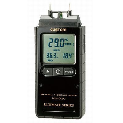 カスタム 【環境温湿度測定可能】 デジタル水分計 MM-02U