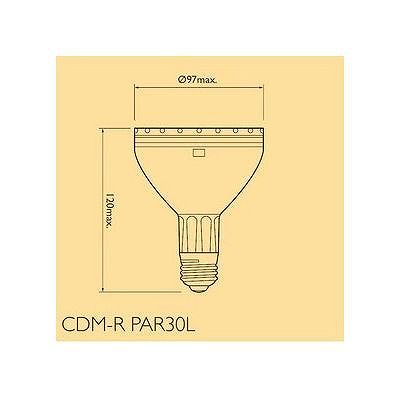 フィリップス CDM-R 70W 4200K 40° (Φ30)  CDMR70W942PAR30L40 画像2