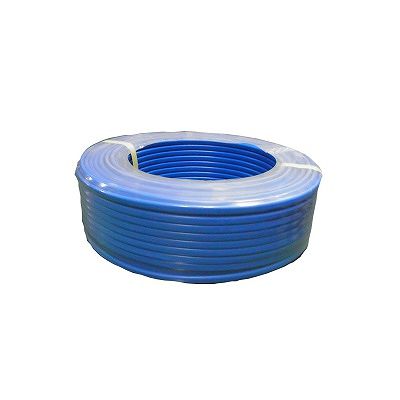 富士電線 カラーVVFケーブル 600Vビニル絶縁ビニルシースケーブル平形 1.6mm 2心 100m巻 青  VVF1.6×2C×100mアオ