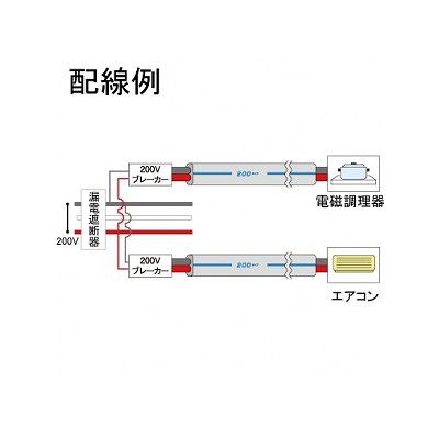 富士電線 200タイプVVFケーブル 1.6mm 3心 100m巻  200V-VVF1.6×3C×100m 画像2