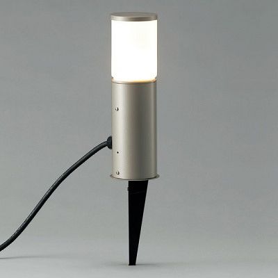 山田照明 LEDガーデンライト スパイクタイプ ダークシルバー 白熱灯40W相当 電球色 AD2607L