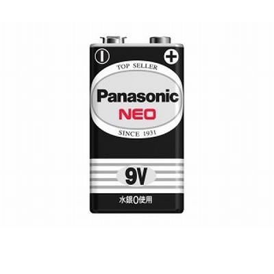 パナソニック マンガン乾電池 ネオ黒 9V形 1個入×10パックセット 6F22NB1S-10SET