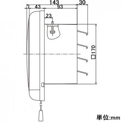 高須産業 台所用・一般用換気扇 フィルタータイプ 15cm 連動式シャッター 4枚羽  FF-150 画像3