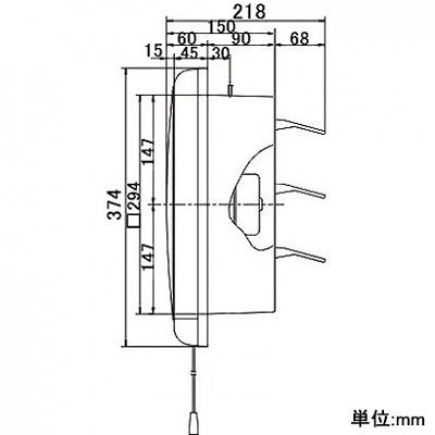 高須産業 台所用・一般用換気扇 フィルタータイプ 25cm 連動式シャッター  FF-250 画像3