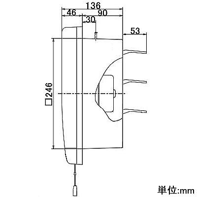 高須産業 台所用・一般用換気扇 スタンダードタイプ 20cm 連動式シャッター  FTD-200 画像3